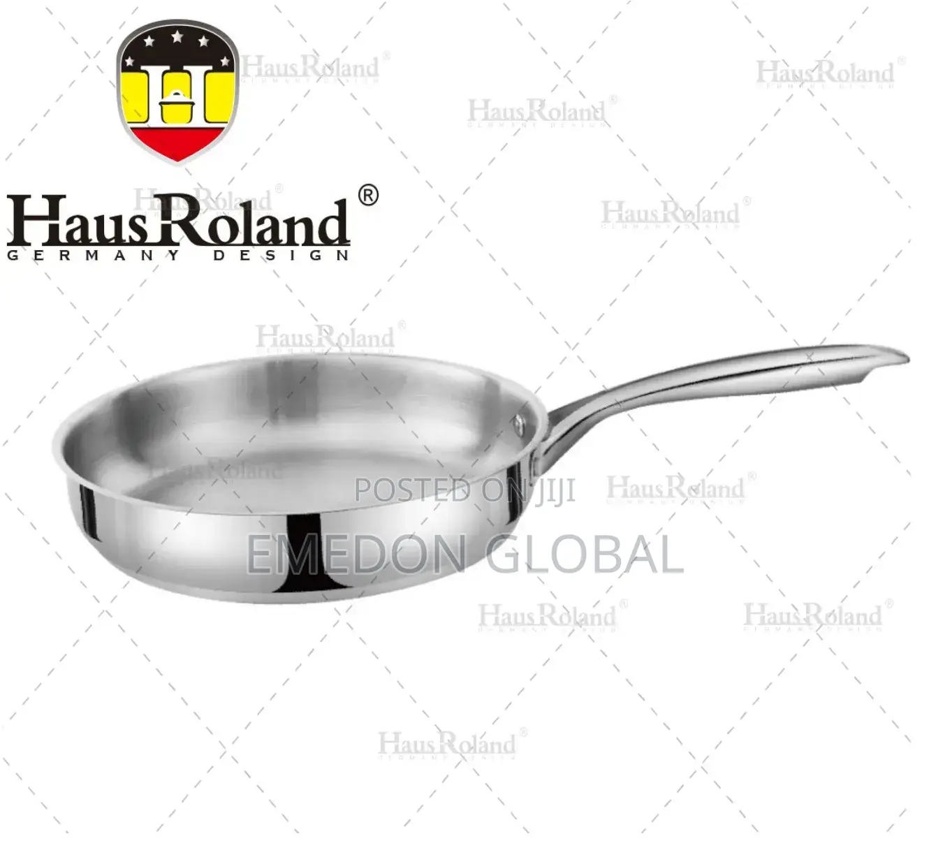 Haus Roland Brand Stainless Steel Frying Pan. 26cm