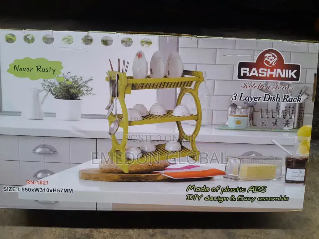 3layer Plastic Dish Rack