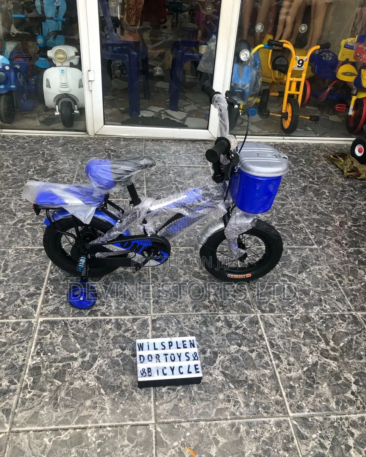 12" Children Blue Bicycle (3-8 Years)