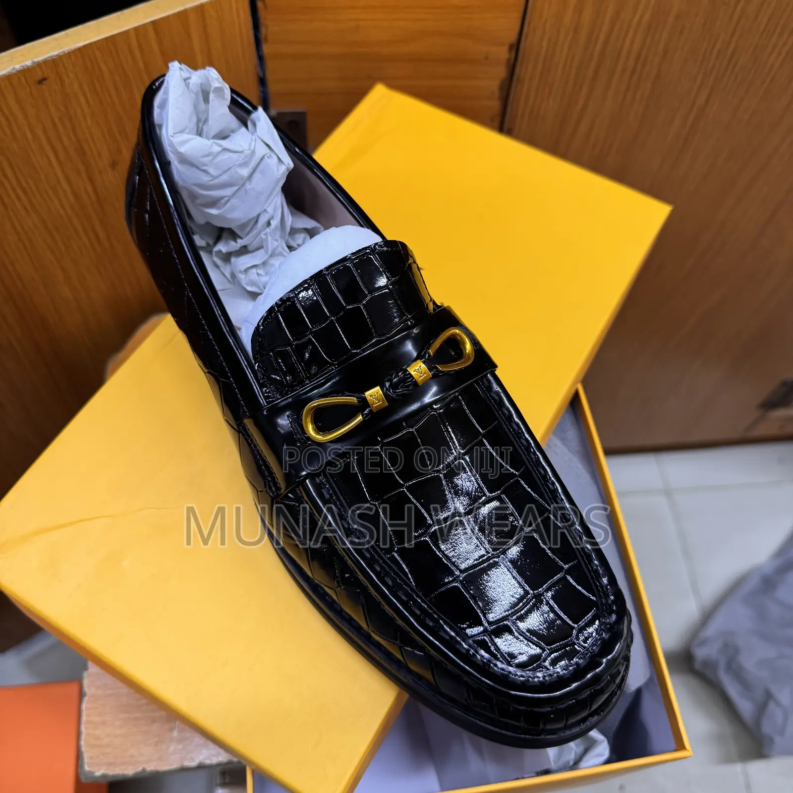 Louis Vuitton Gold Chain Loafers