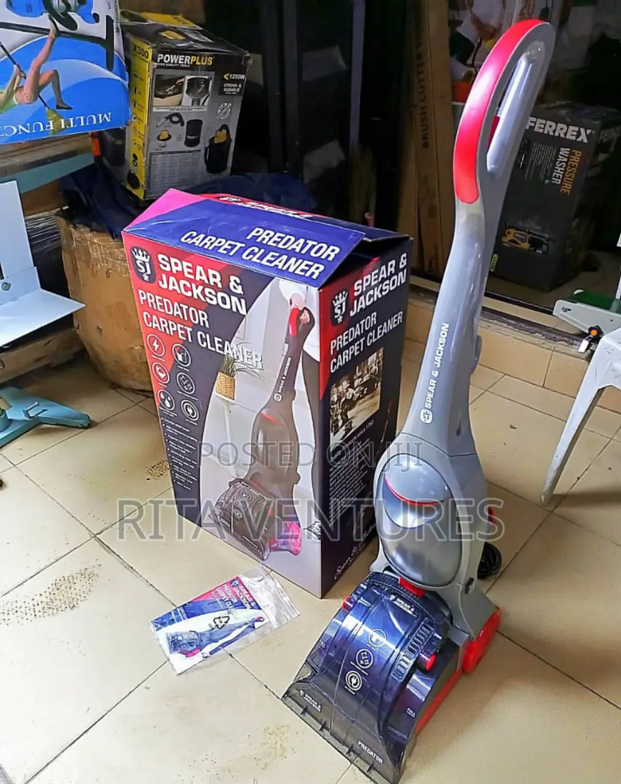 Neill Tools T a Spear Jackson Predator Upright Carpet Cleaner