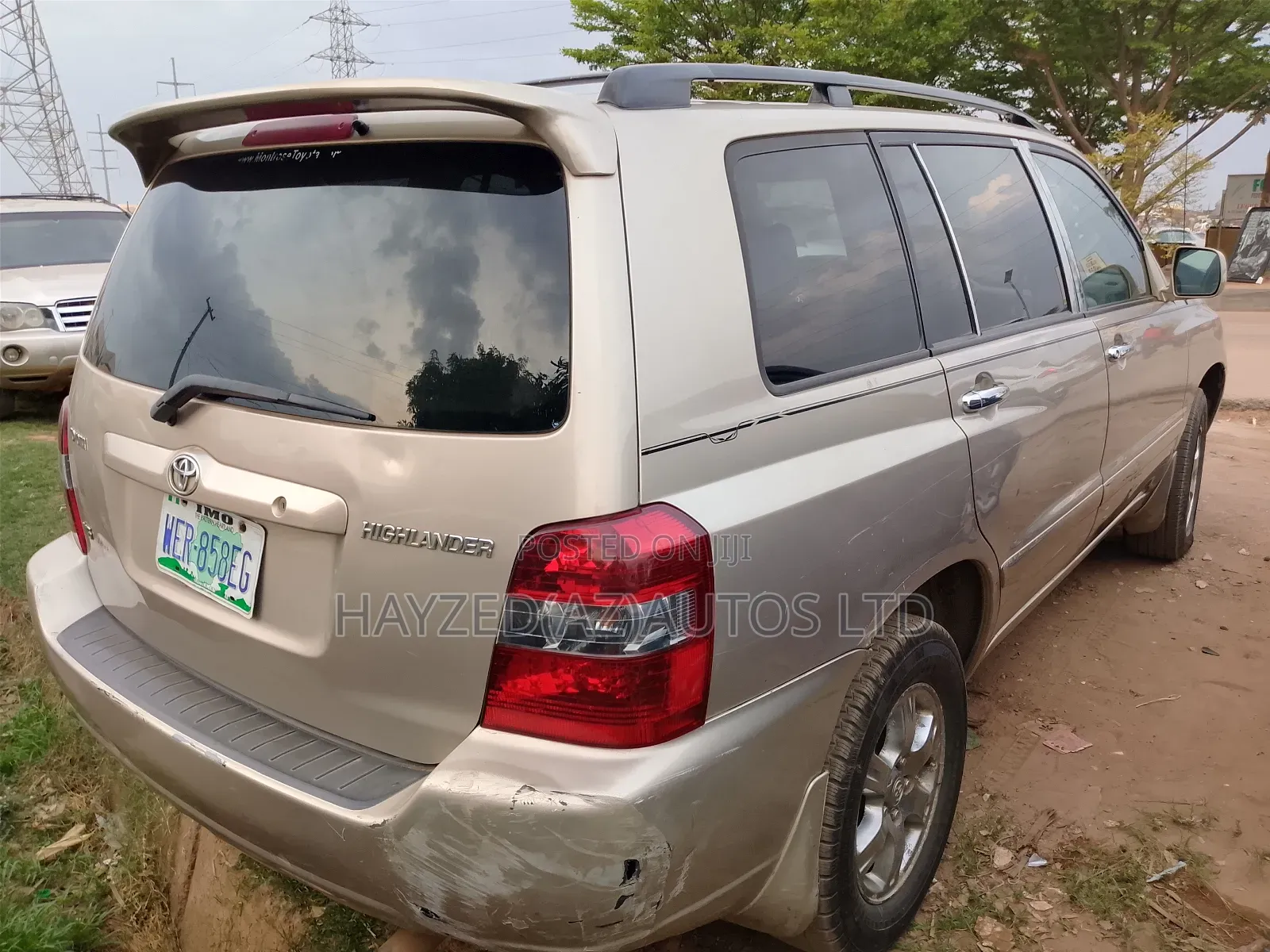 Toyota Highlander Limited V6 4x4 2007 Gold