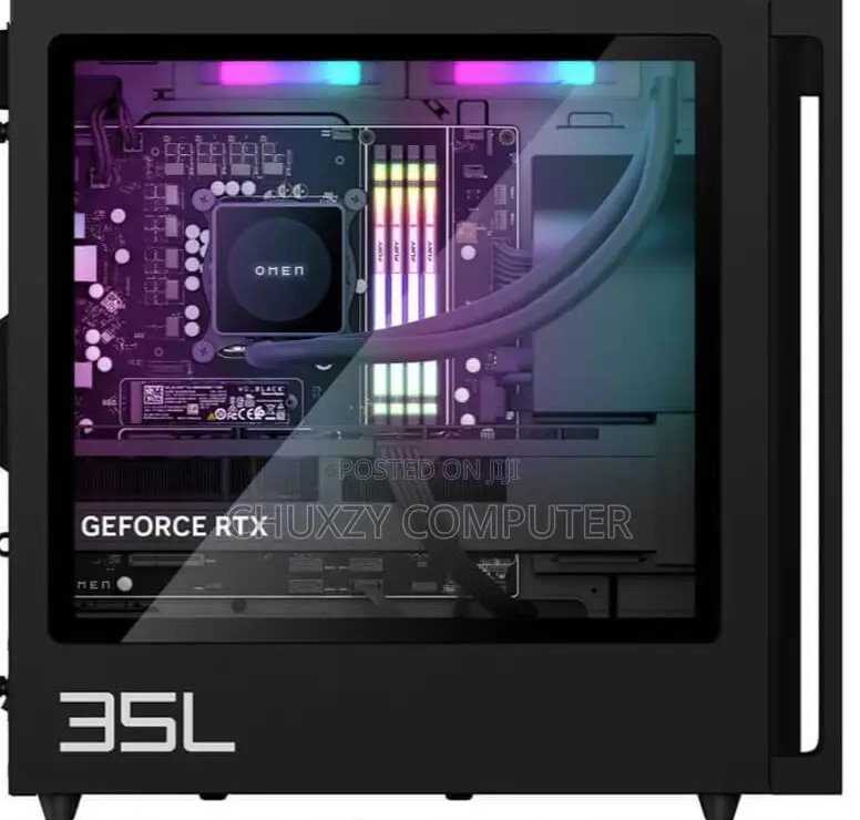 New Desktop Computer HP OMEN 35L Gaming Desktop 32GB AMD Ryzen 7 SSD 2T