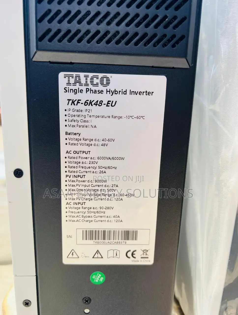 Taico 6kva Hybrid Inverter