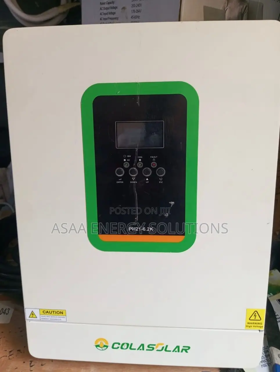 Colasolar 6.2kva Hybrid Inverter