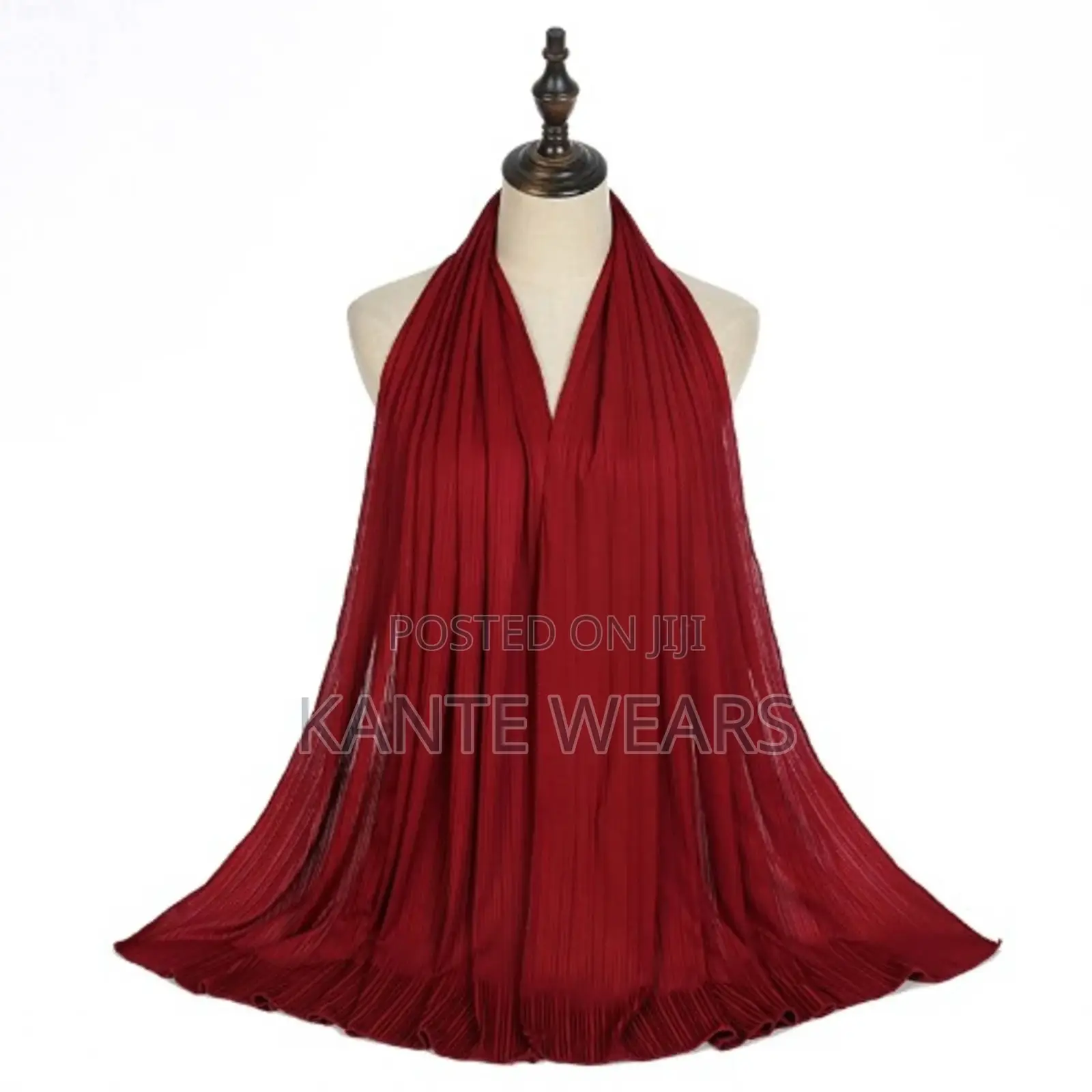 Hijab Jersey Scarf for Muslim Women Big Size-170cm by 60cm - 1pcs Wine