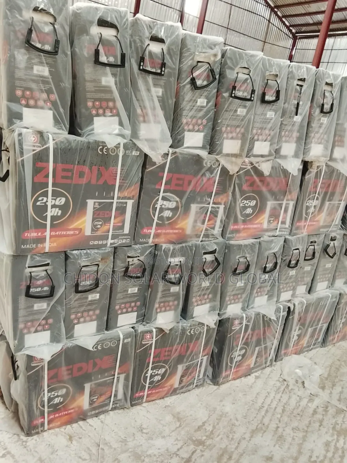 250ah Tall Tubular Battery