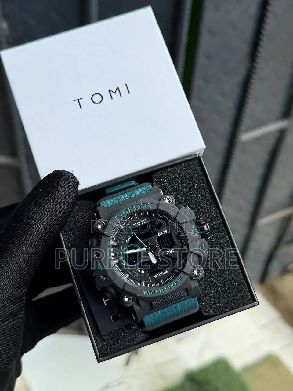Tomi Digital and Analog Waterproof Sports Watch