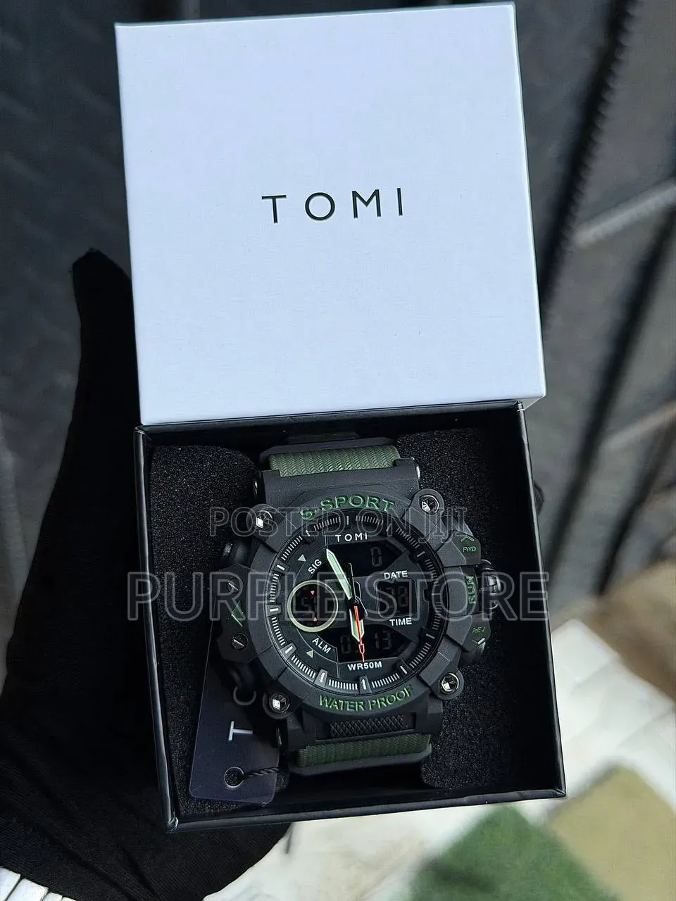 Tomi Digital and Analog Waterproof Sports Watch