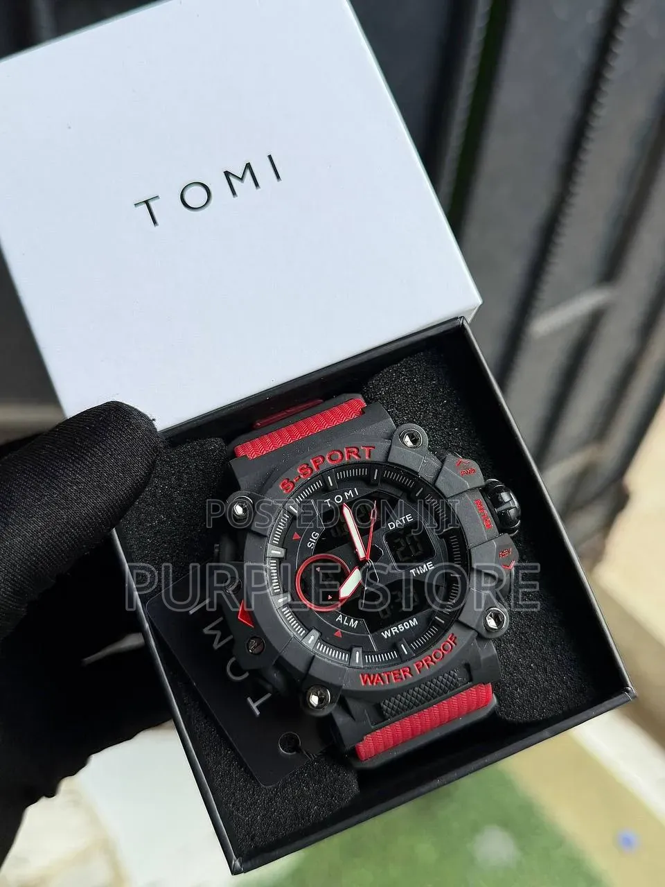Tomi Digital and Analog Waterproof Sports Watch