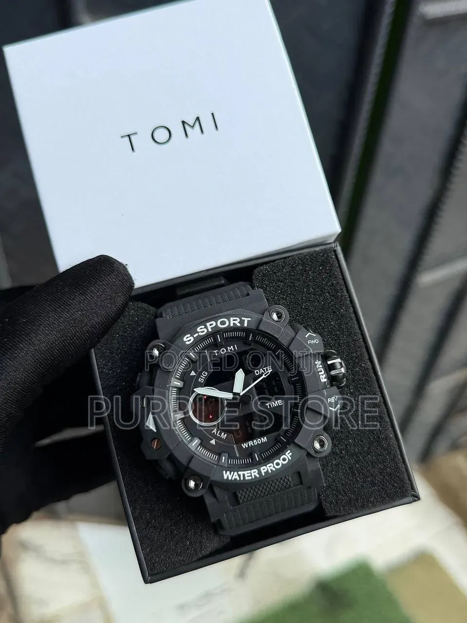 Tomi Digital and Analog Waterproof Sports Watch