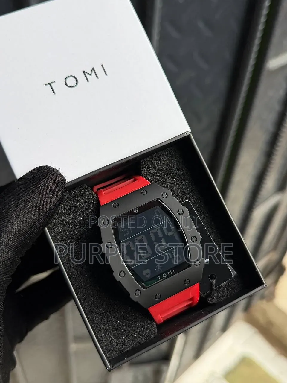 Tomi Digital Time Display Watch Water Resistant 30m