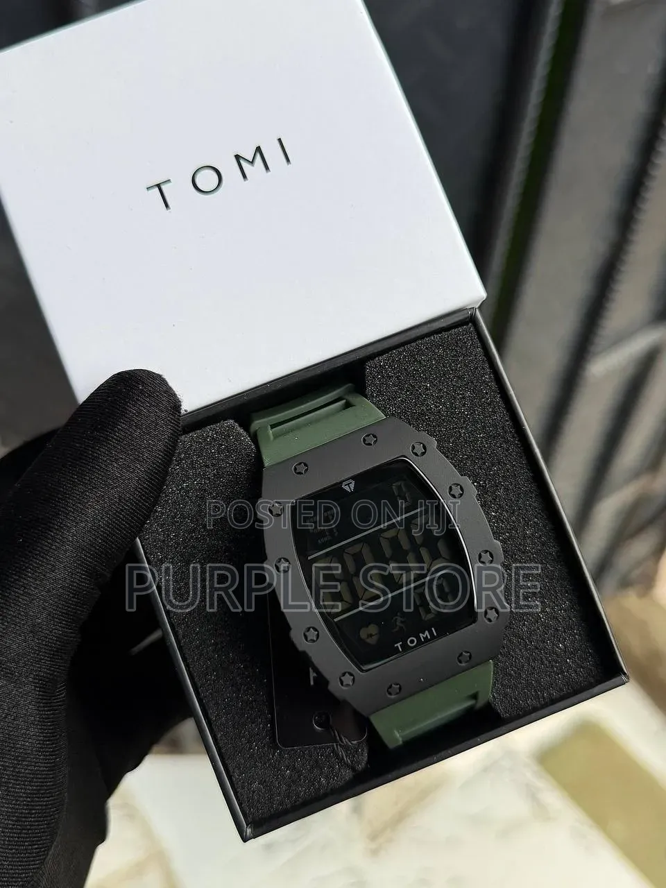 Tomi Digital Time Display Watch Water Resistant 30m