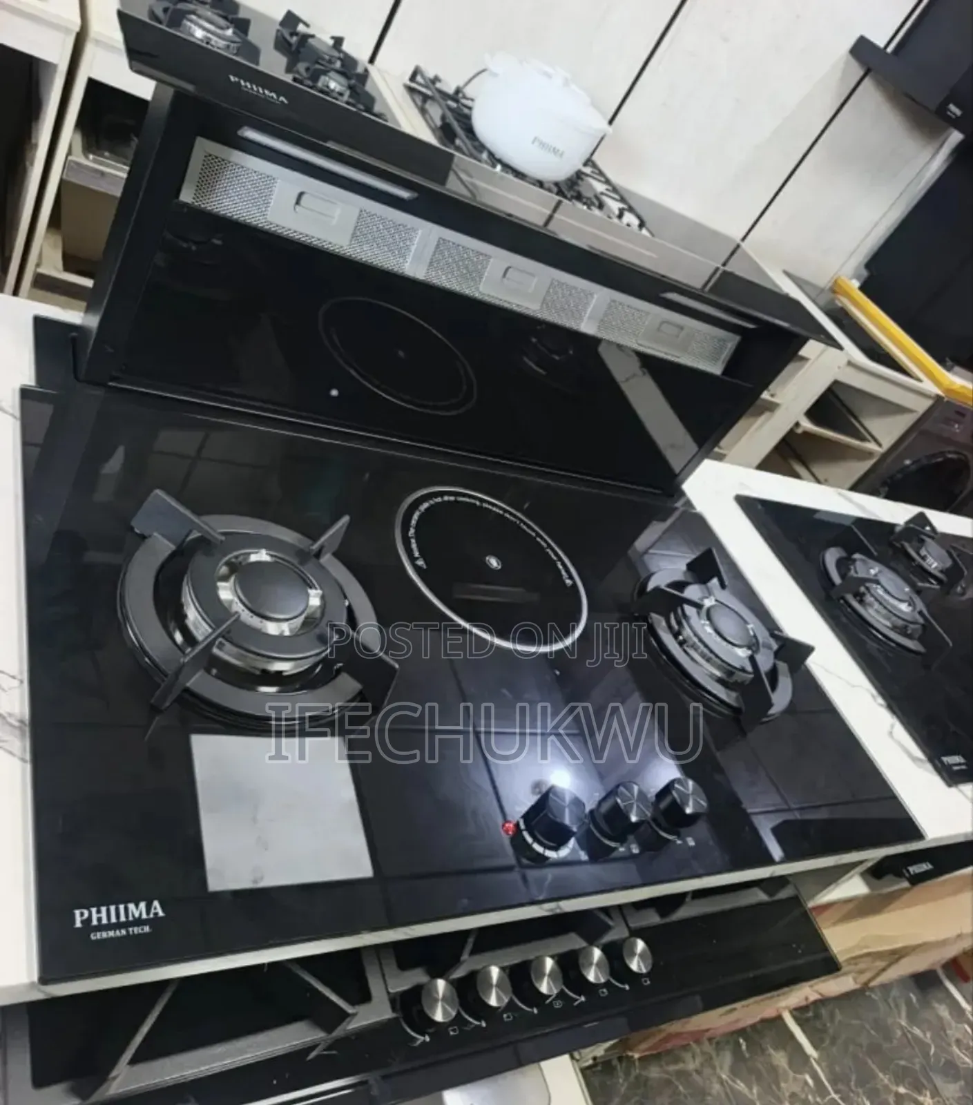 Original Phiima Downdraft Extractor 90cm Phiima 2+1 Gas Electric