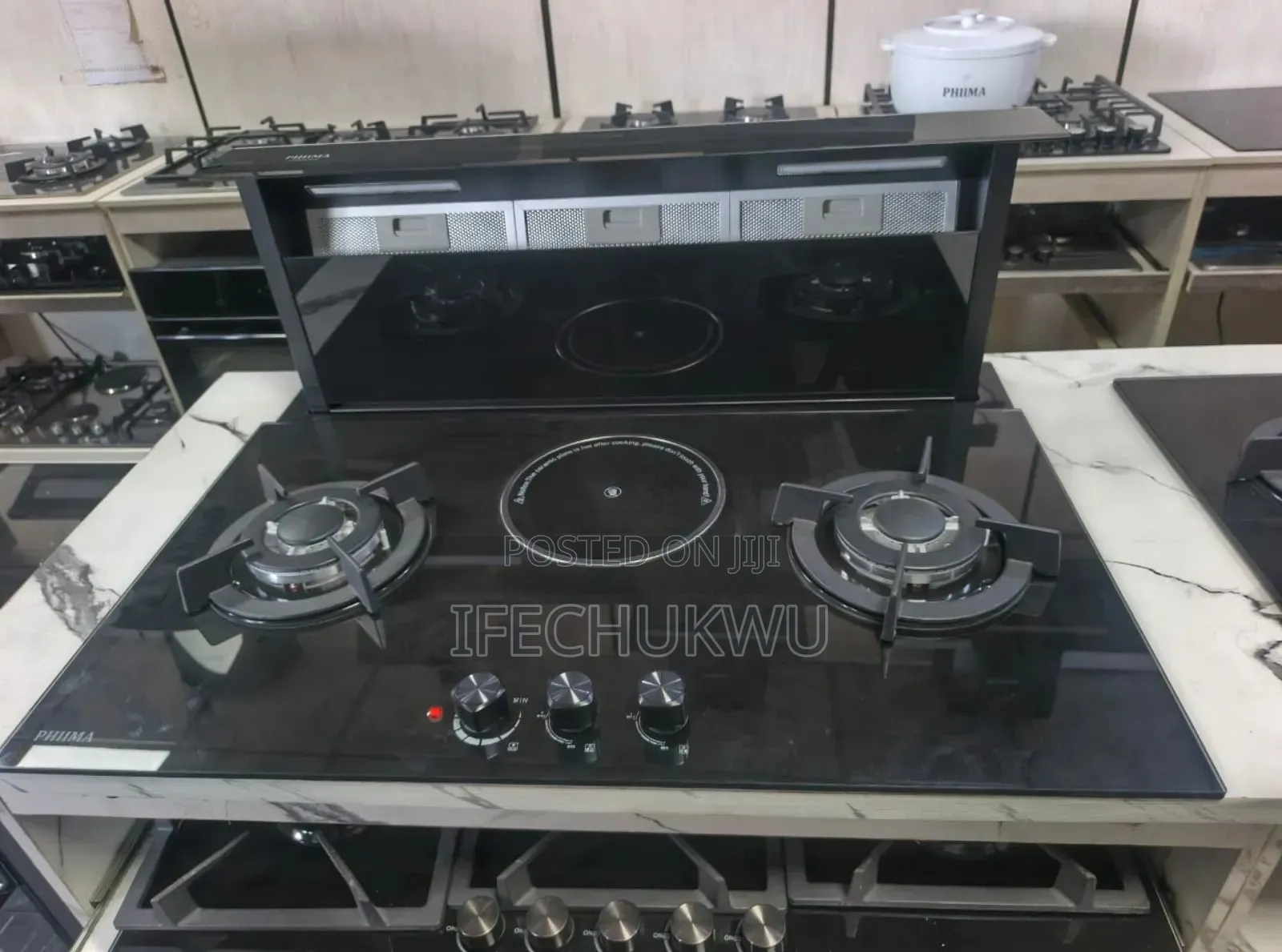 Original Phiima Downdraft Extractor 90cm Phiima 2+1 Gas Electric