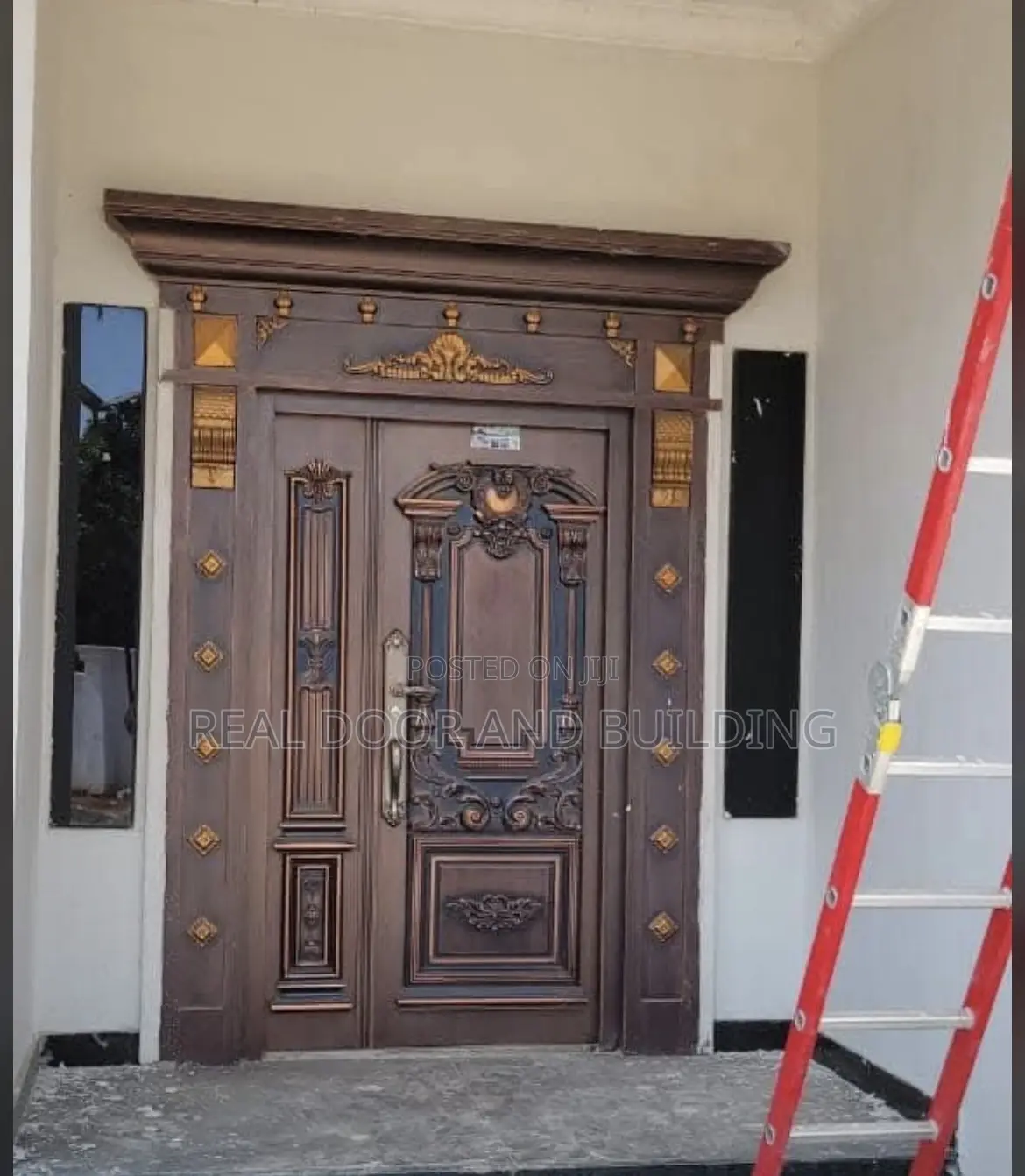 Security German Cooper Casted Door With Ark.(96lad)
