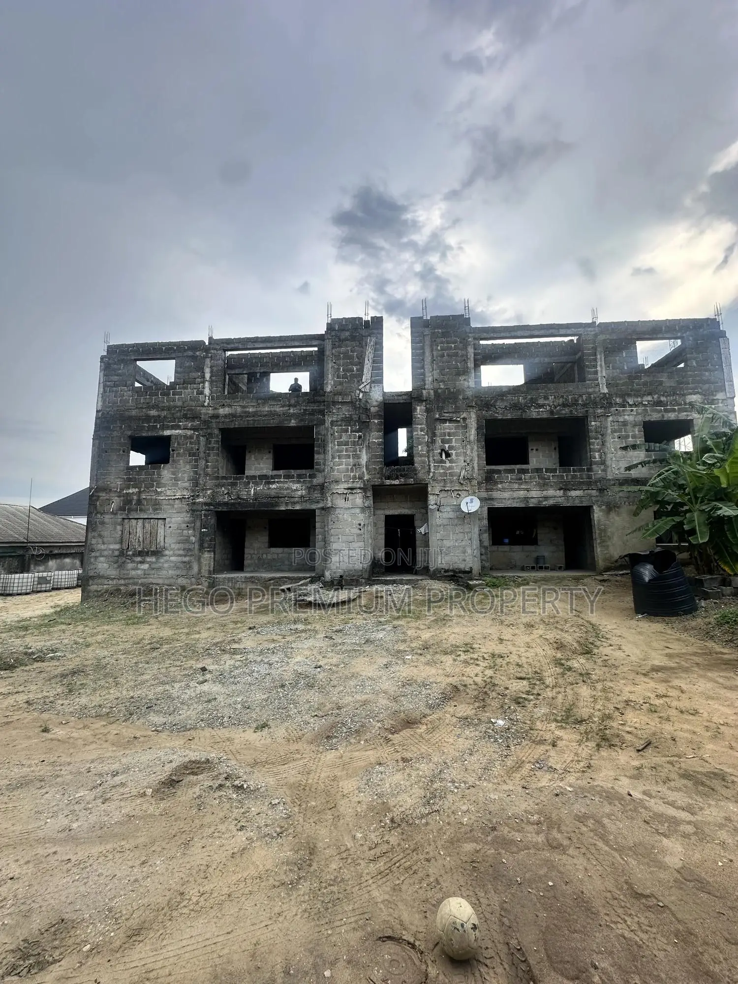 12-Units of Uncomplete 2-Bedroom Apartments for Sale in Port Harcourt