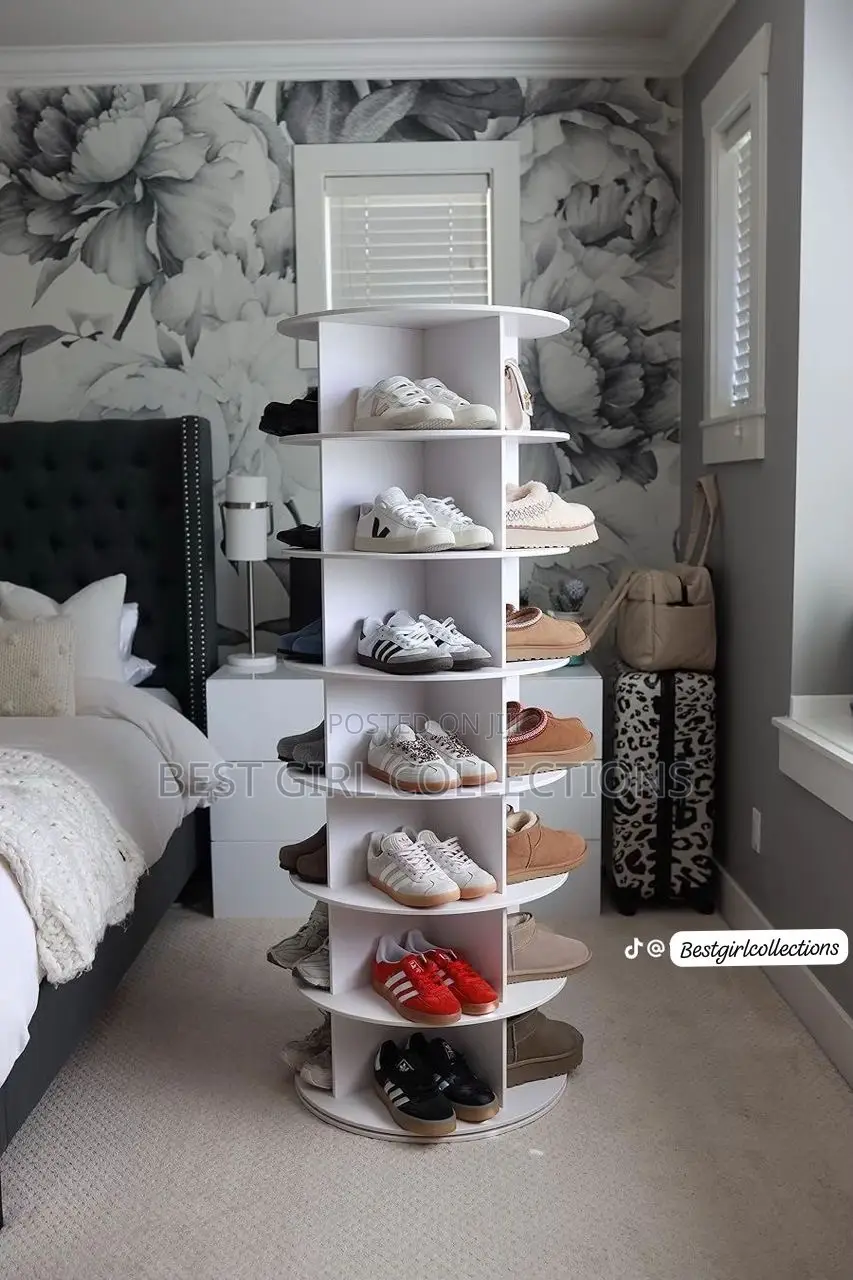7-steps Rotating Shoe Rack