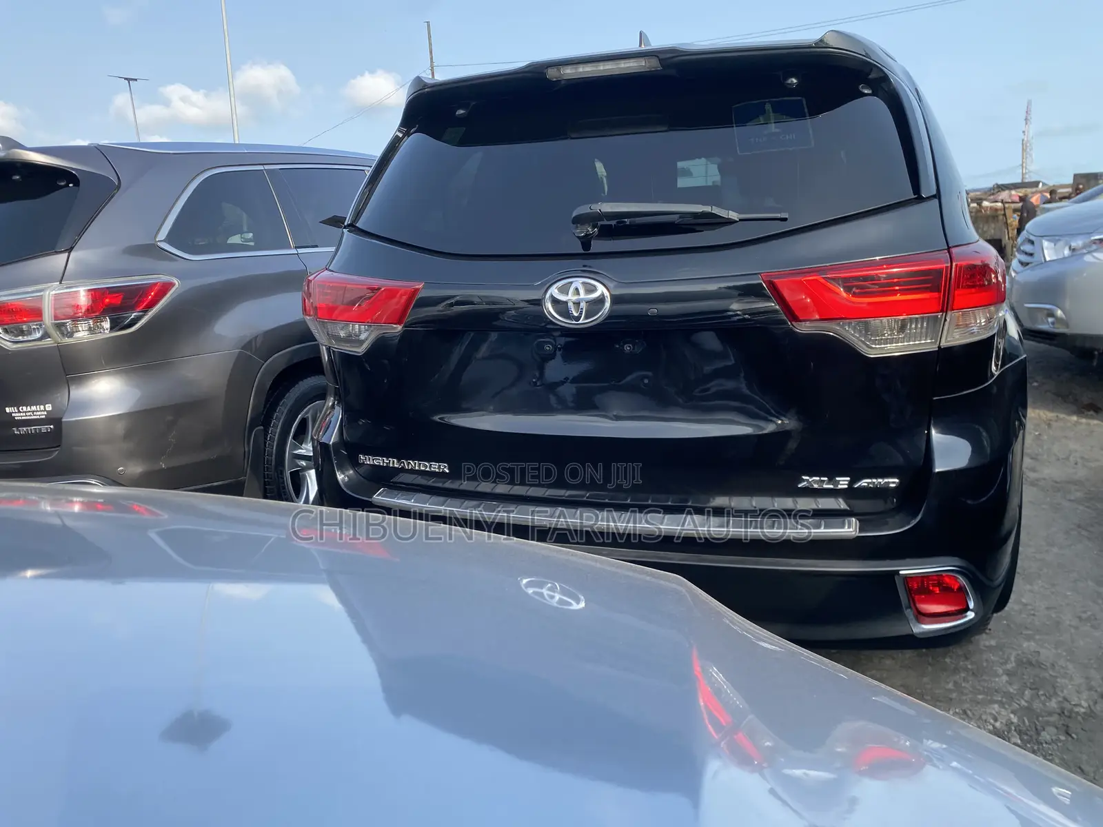 Toyota Highlander XLE 4x2 V6 (3.5L 6cyl 8A) 2018 Black