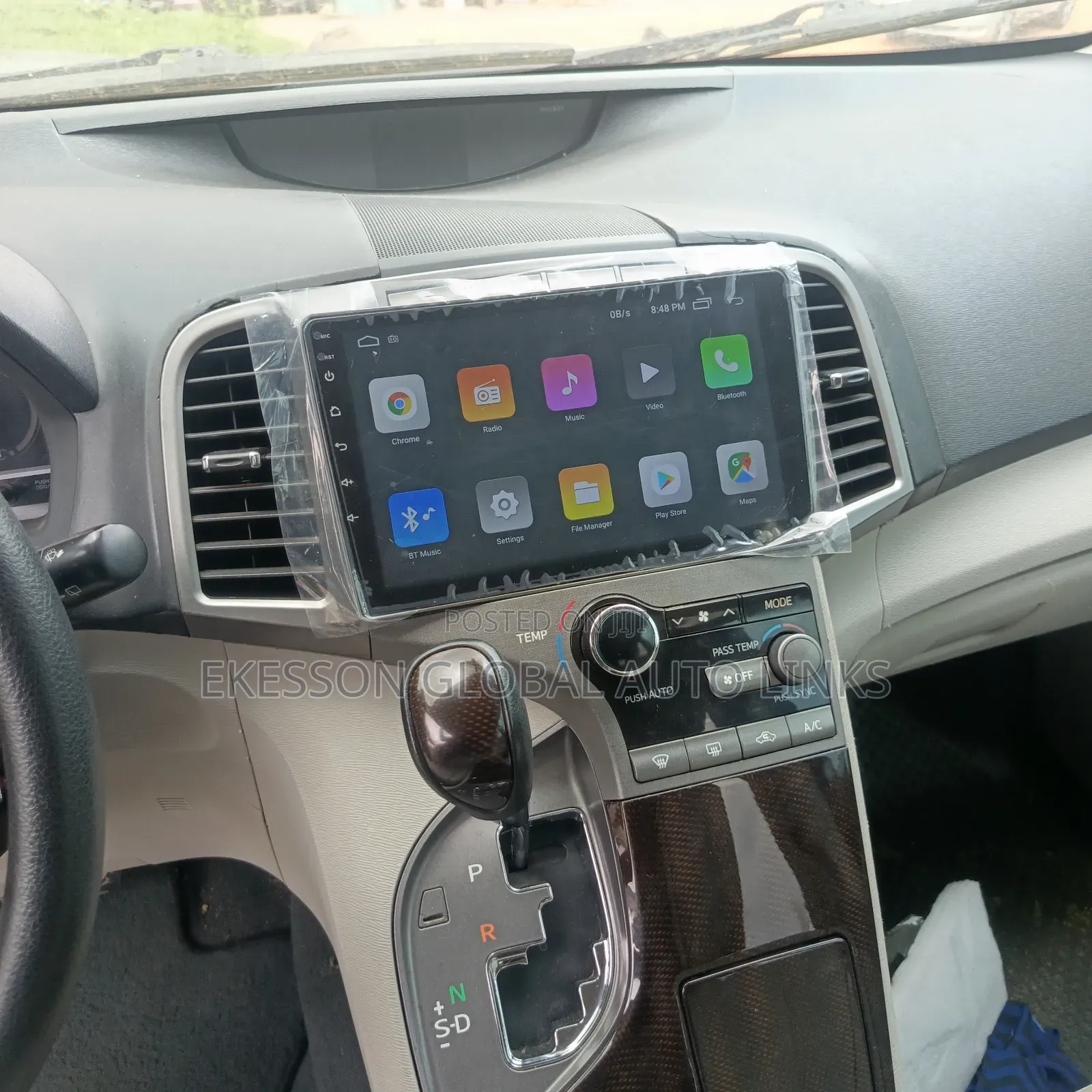 Android Screen for Toyota Venza 2010 With Reverse Camera and GPS