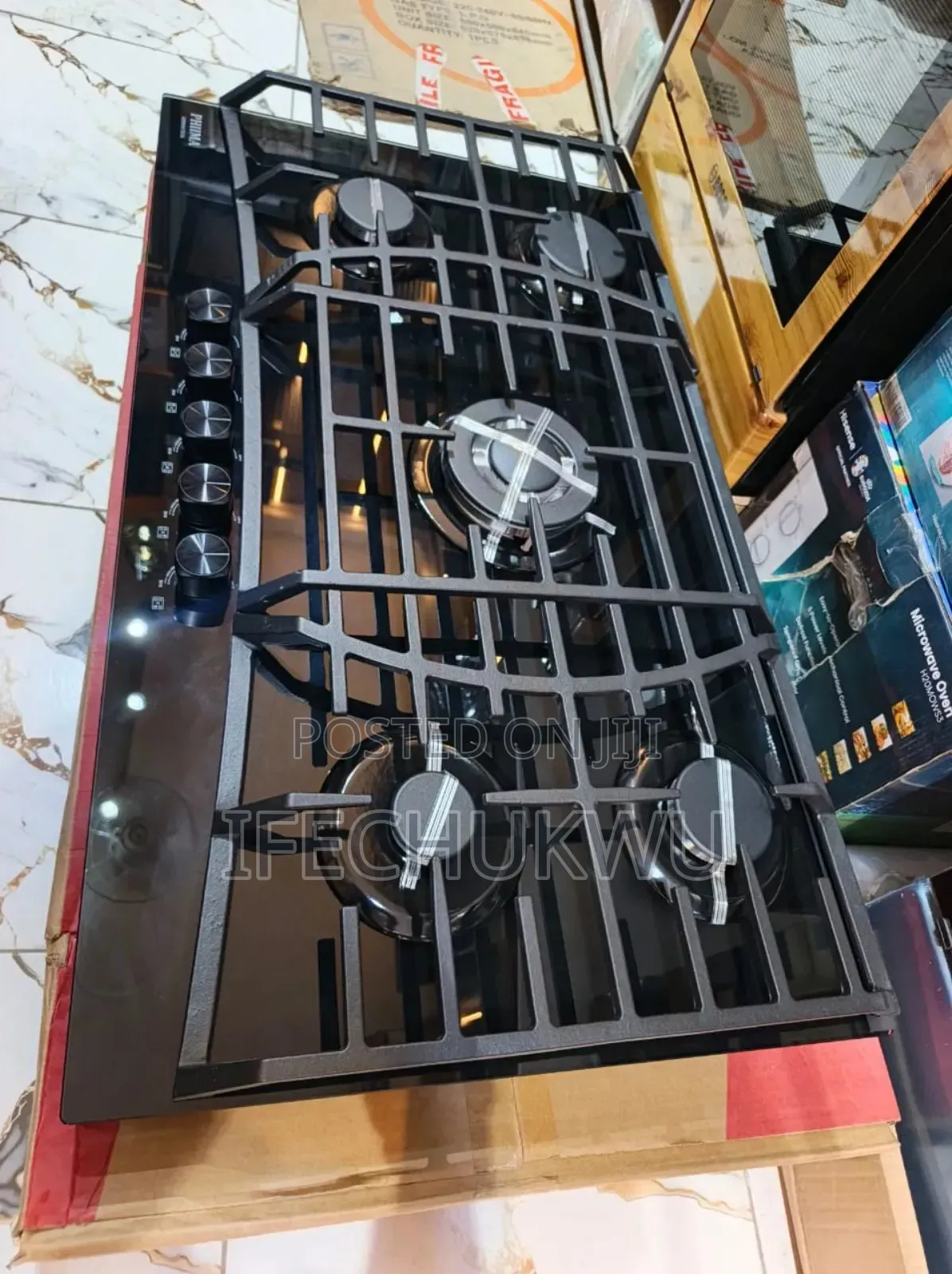 Original Phiima German Technology Built-in 5 Burners Automatic Gas Hob