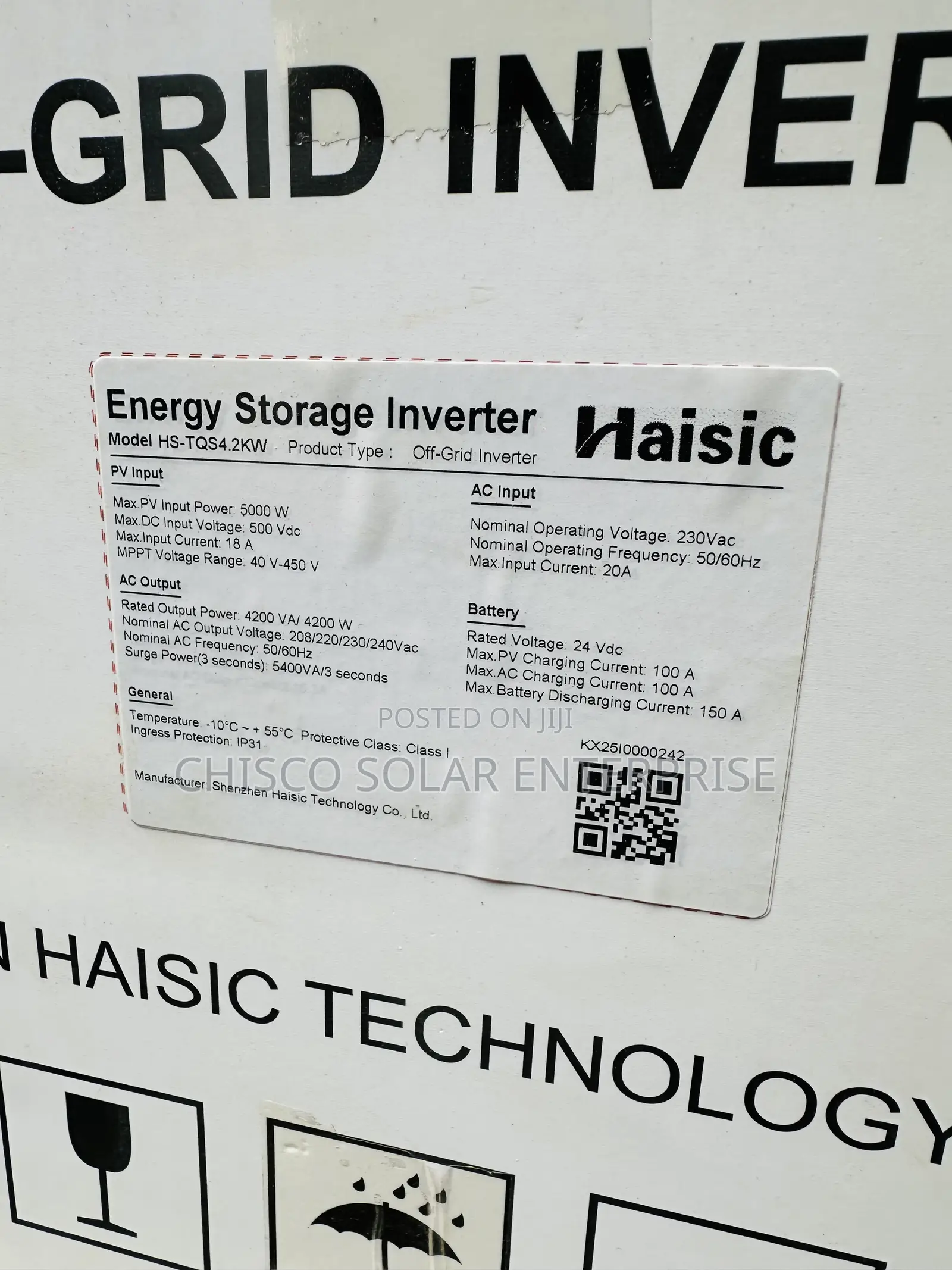 15kwh 48v Felicity Lithium Battery ( Flat)