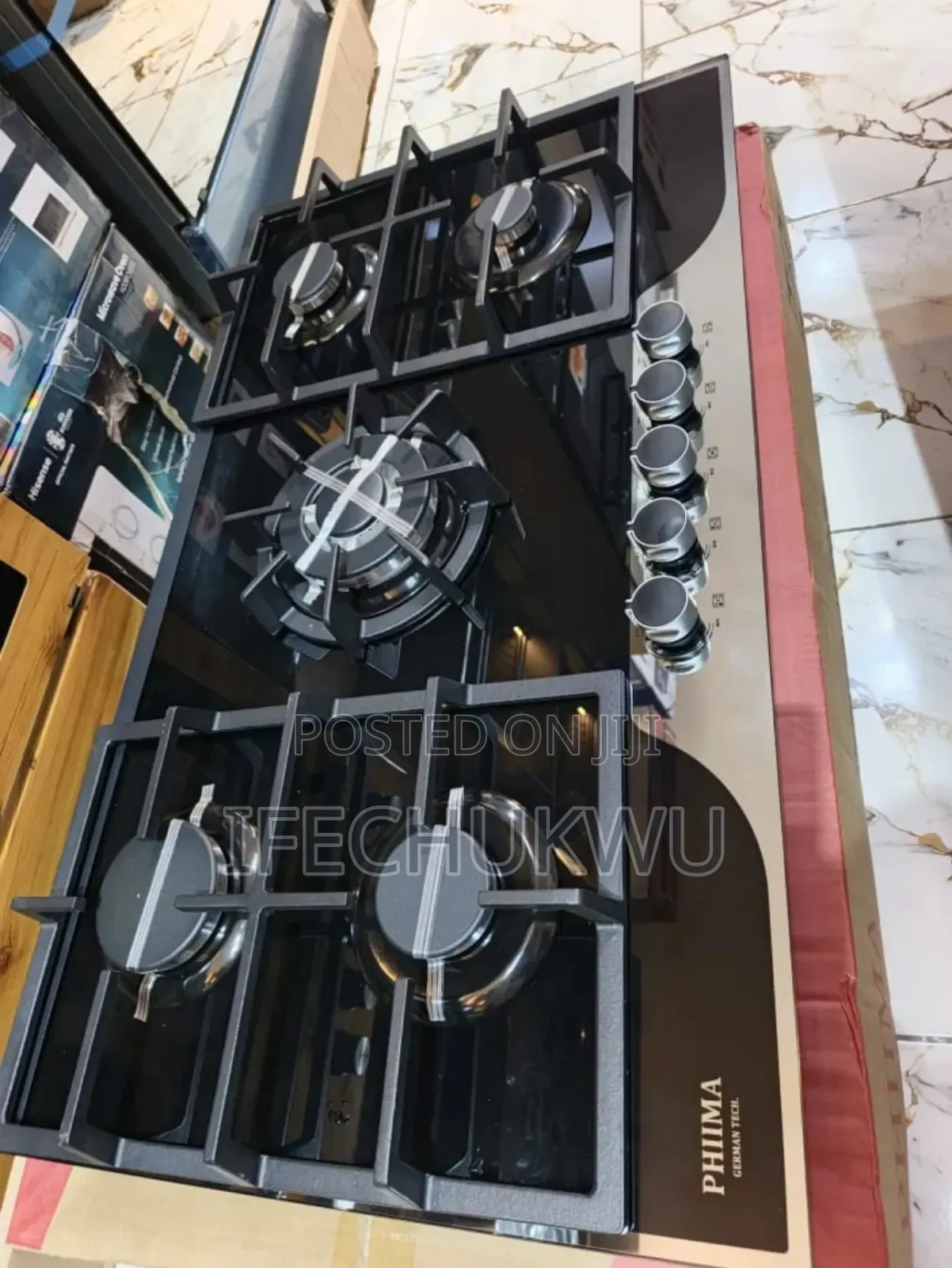 Original Phiima Built-in Premium Quality Luxury 5 Burners Gas Cooker