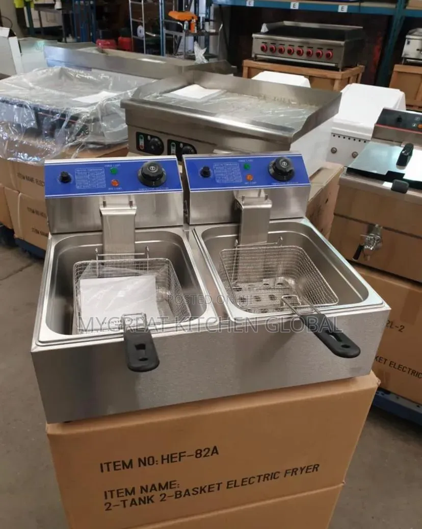 Electric Fryer 6+6 Liters Double Basket