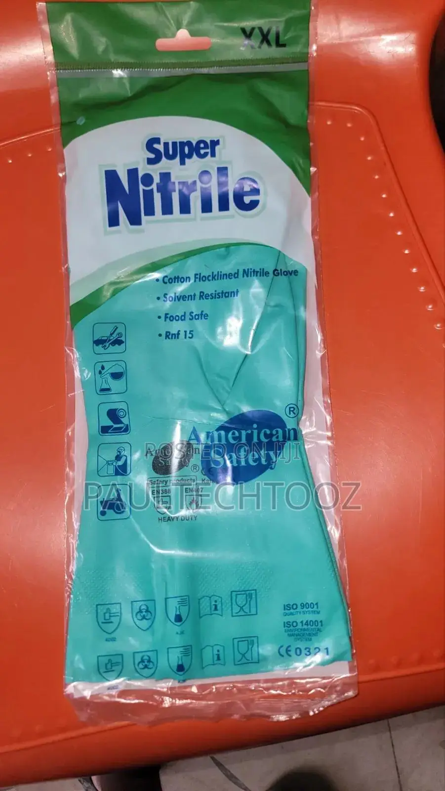 Nitrile Chemical Resistant Gloves