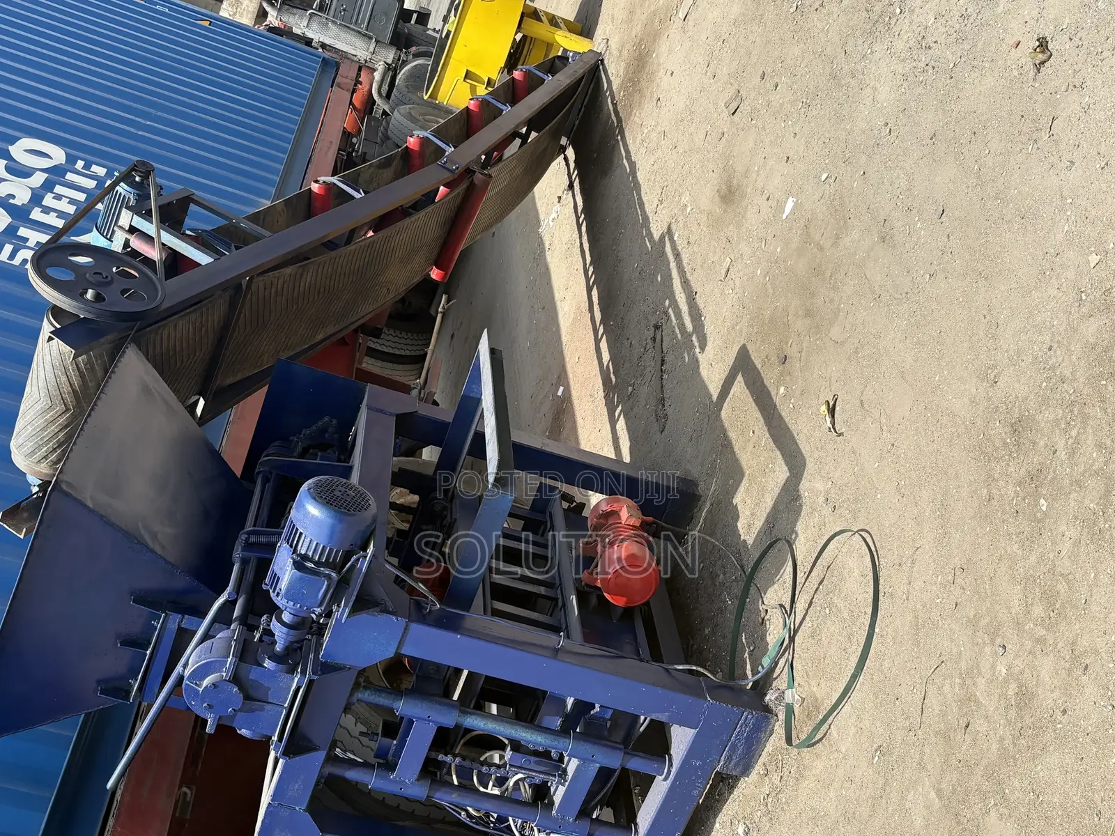 Block Making Machine With Conveyor