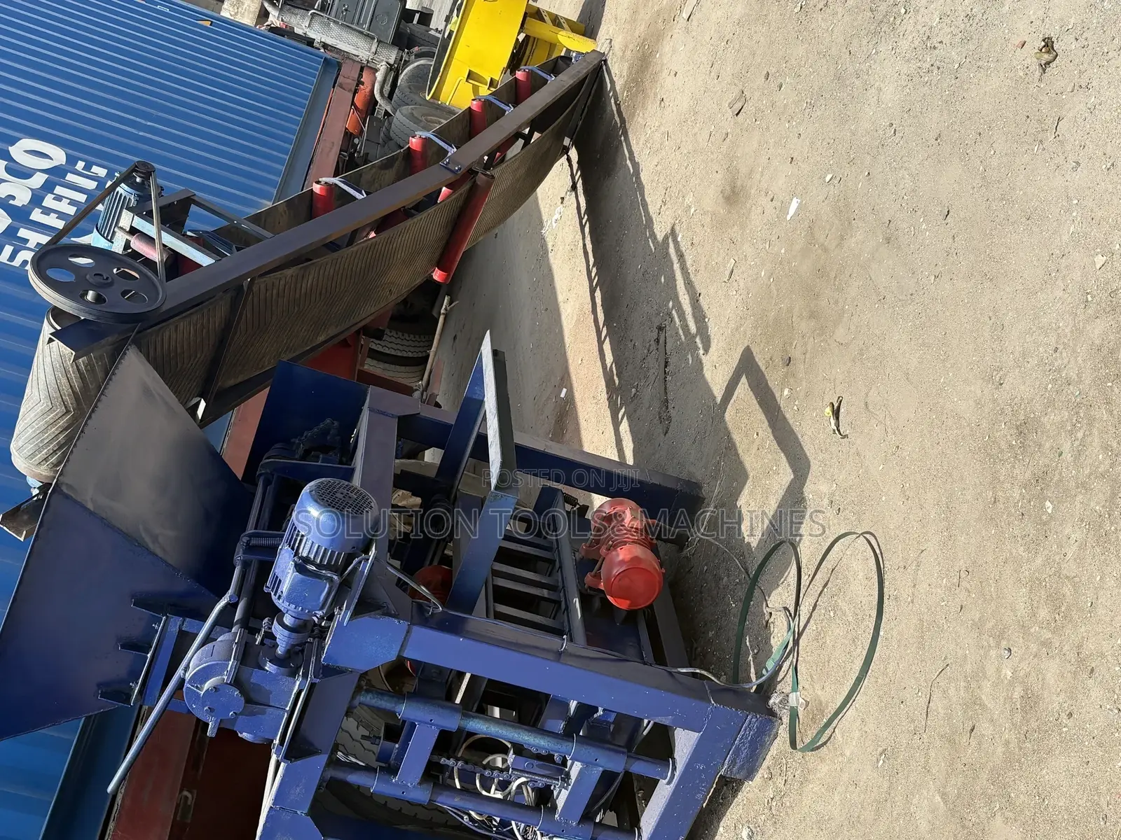 Block Making Machine With Conveyor