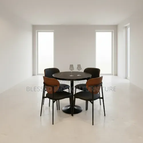 Modern Round Dining Table Set With Chairs