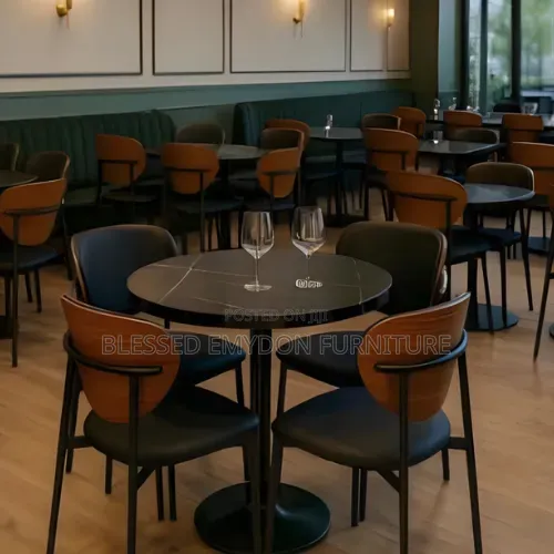 Modern Round Dining Table Set With Chairs