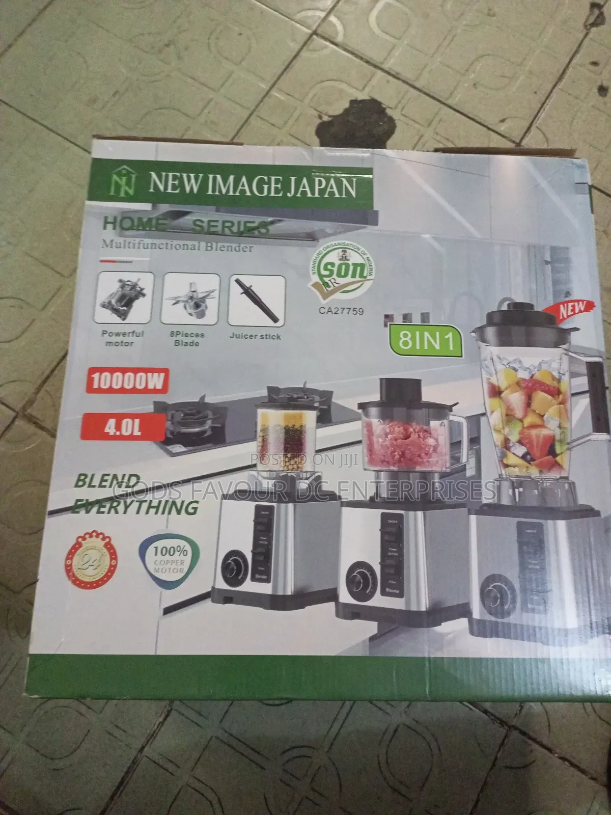 New Image Japan 8 in 1 Commercial Blender