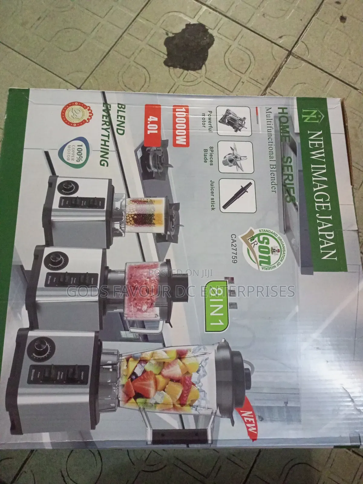 New Image Japan 8 in 1 Commercial Blender