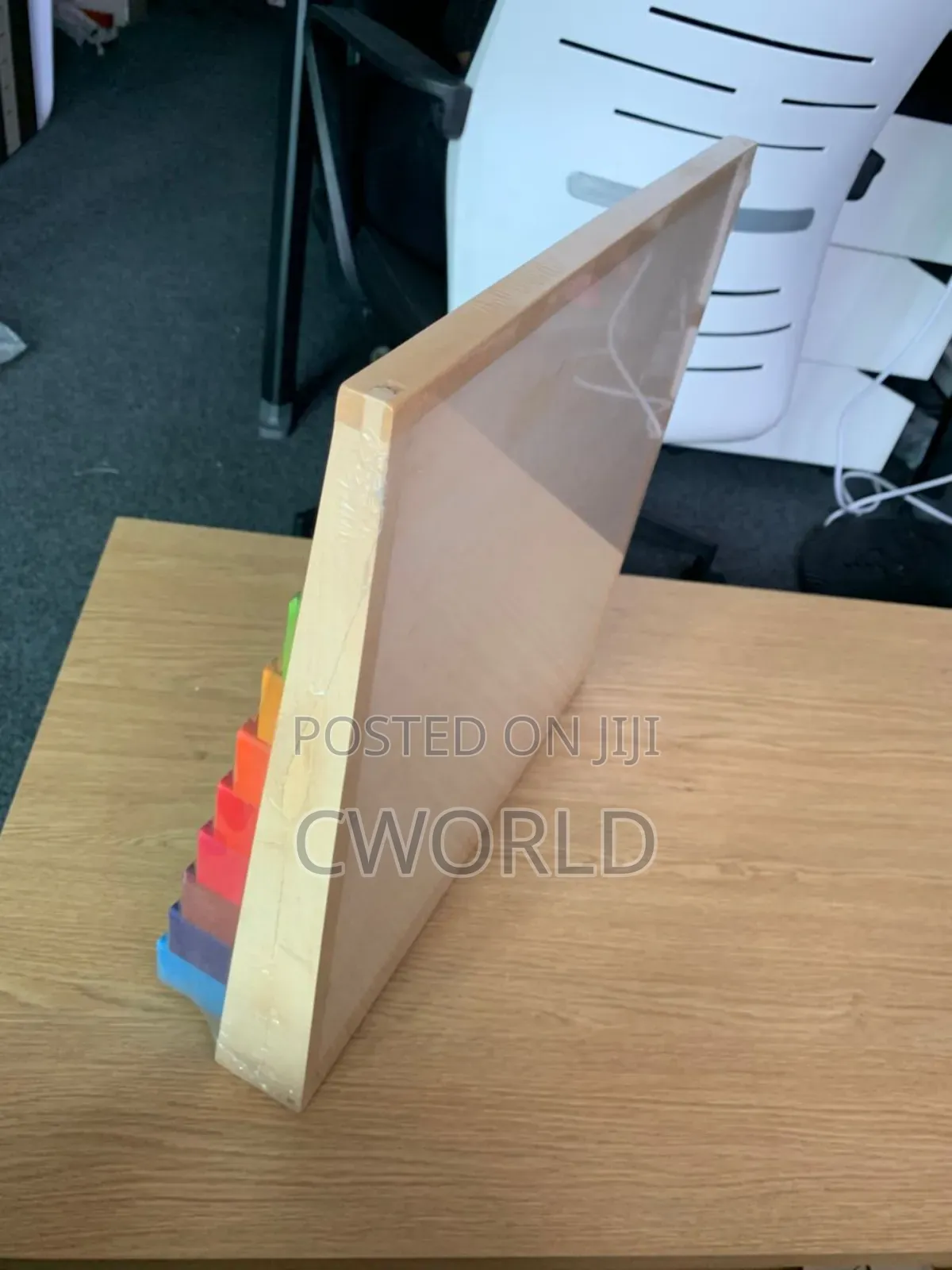 Rainbow Wooden Block Set