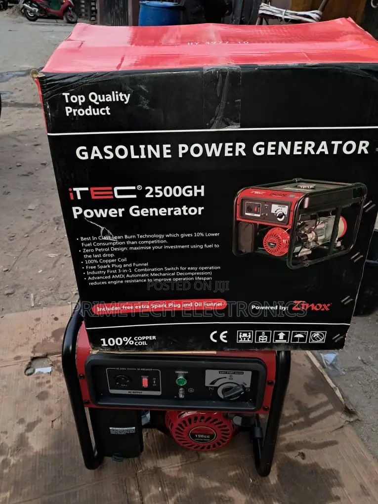 Brand New Itec 2.5kva Manual Generator