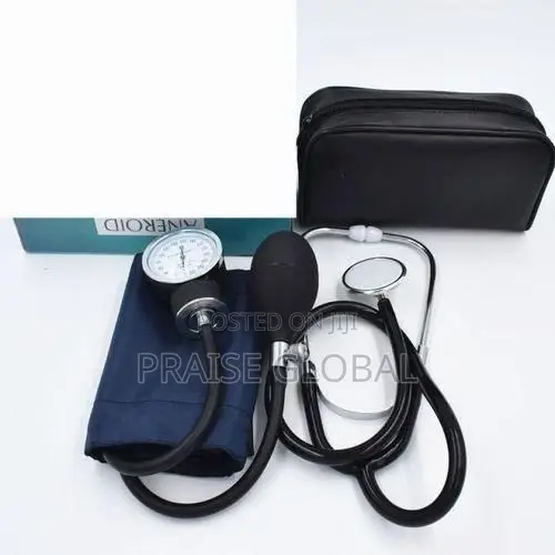 Aneroid Sphygmomanometer - With Sethoscope Inside