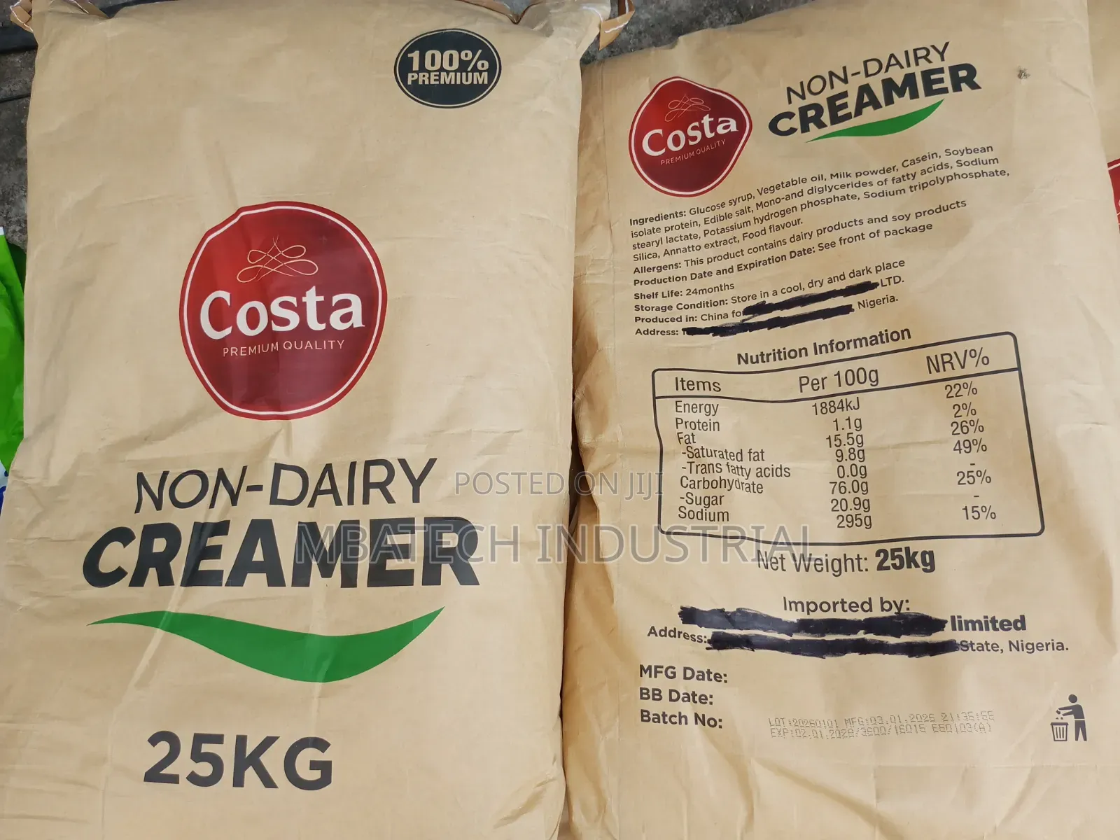 Costa Non Dairy Creamer