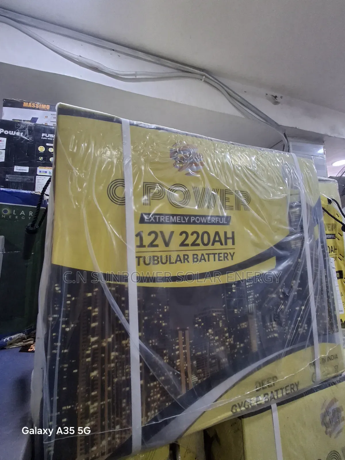 12v/220ahs Gpower Tubular Battery