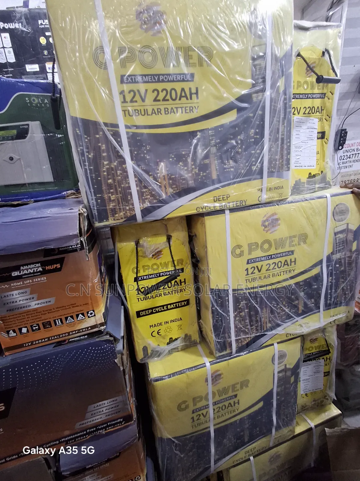 12v/220ahs Gpower Tubular Battery