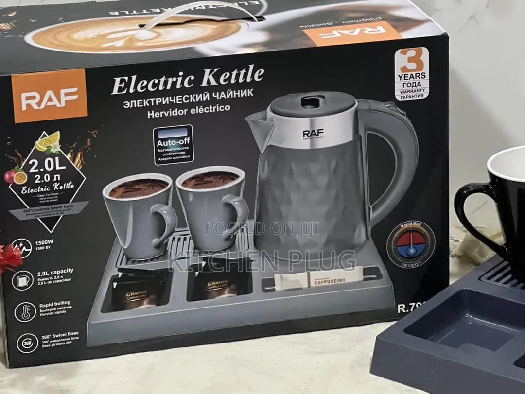 Raf Electric Kettle Hotel Tray Set, Specifically Model R.7924.