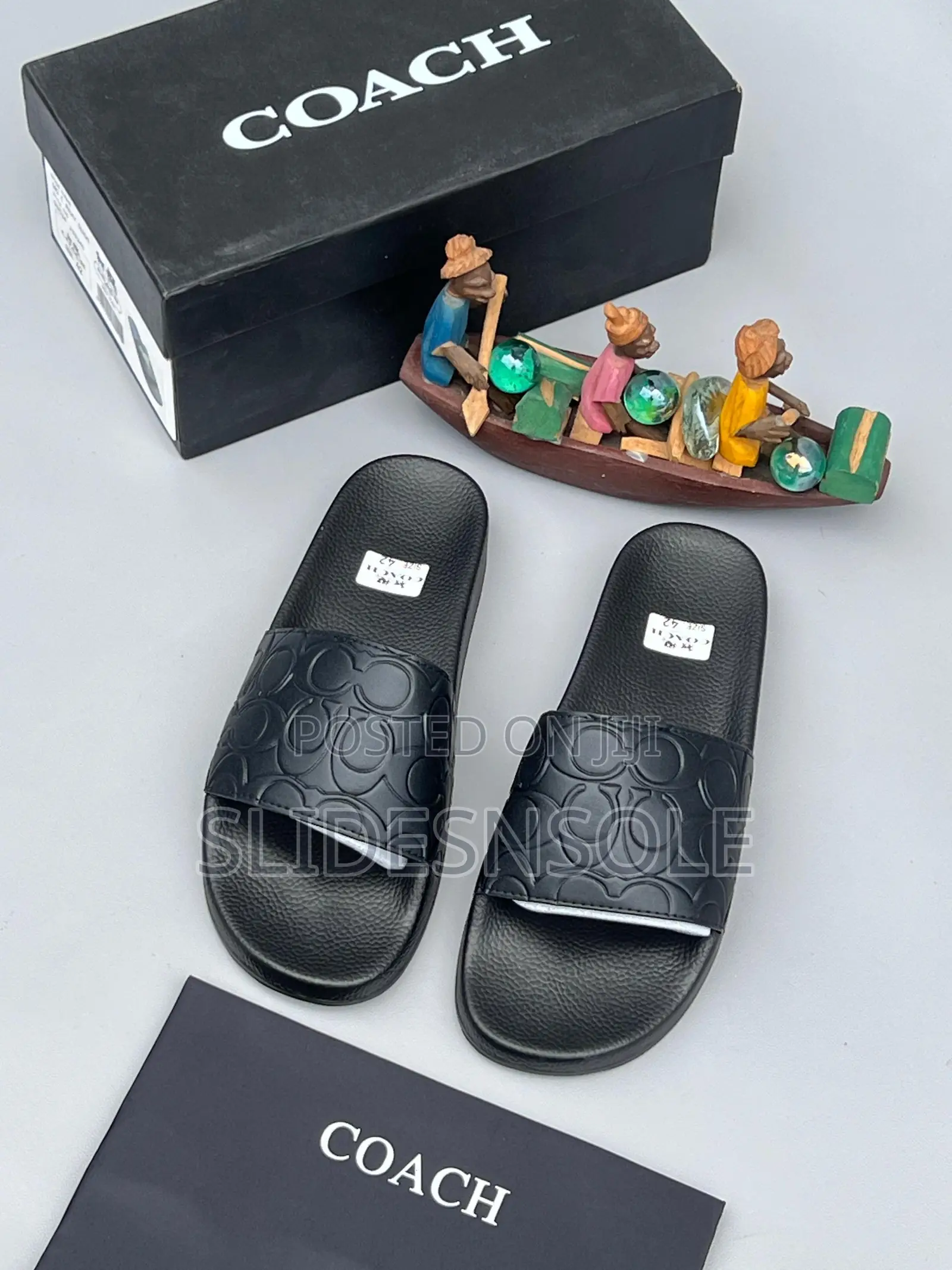 Coach Udele Signature Embossed Slides