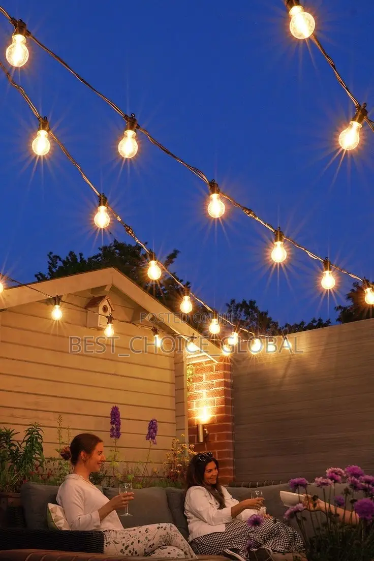 String Light Lampholder 10meter 20lampholder Completed With Bulb