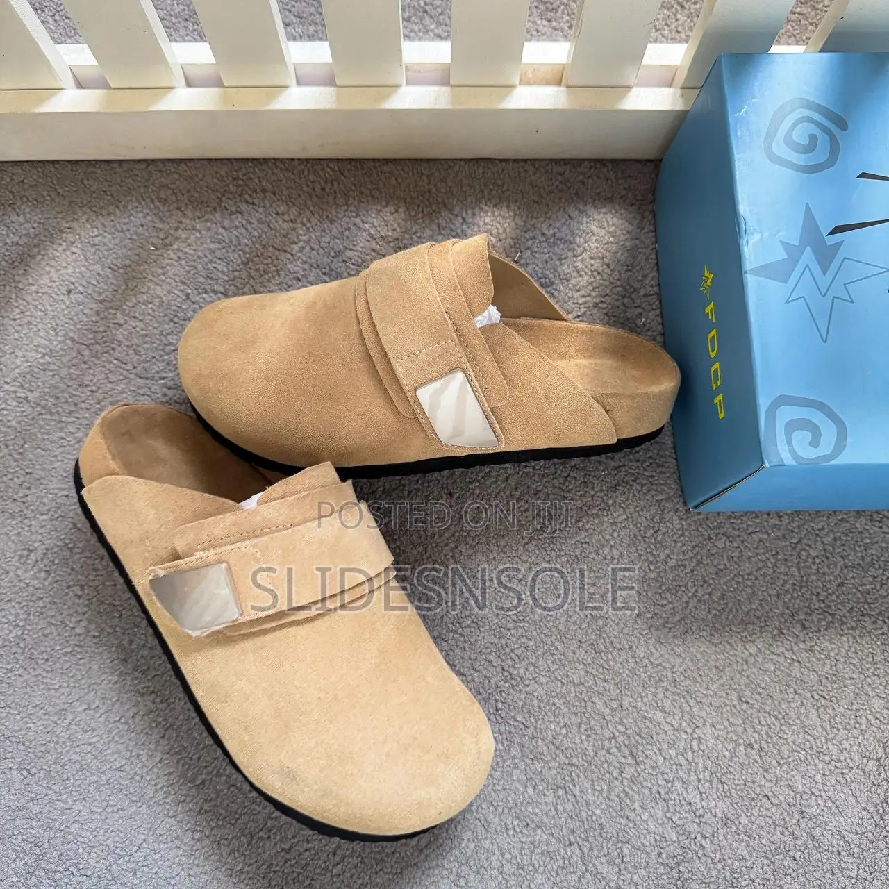 FDCP Suede Strap Mule