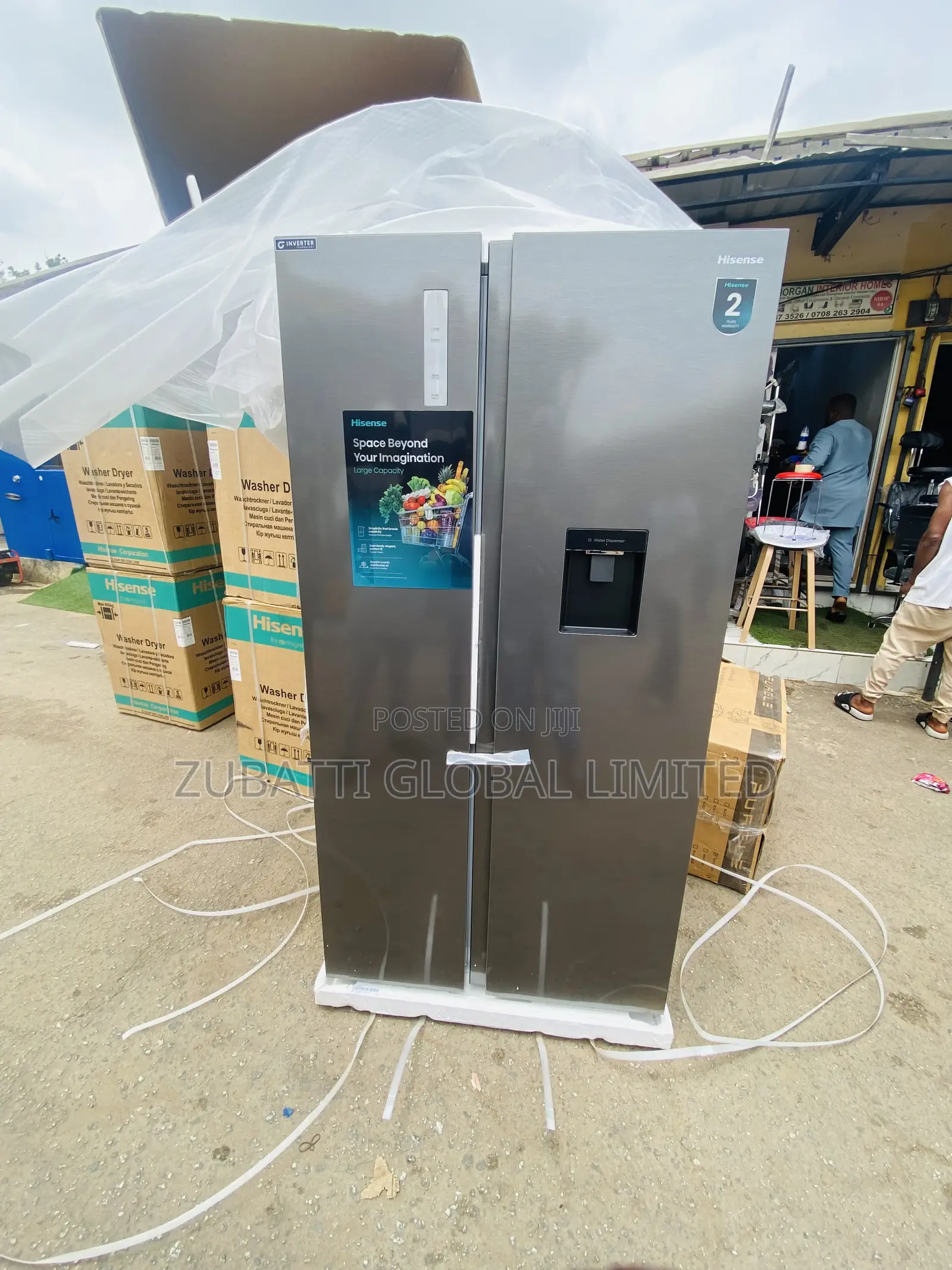 Hisense Inverter Refrigerator With Water Dispenser 529L