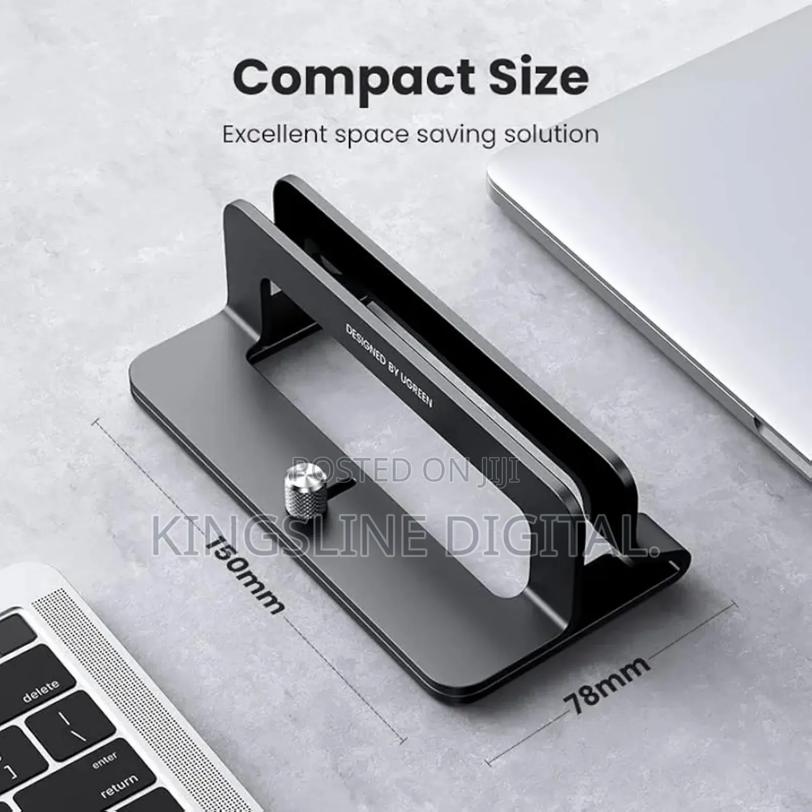 Ugreen Vertical Laptop Aluminium Adjustable Stand for Macbook.