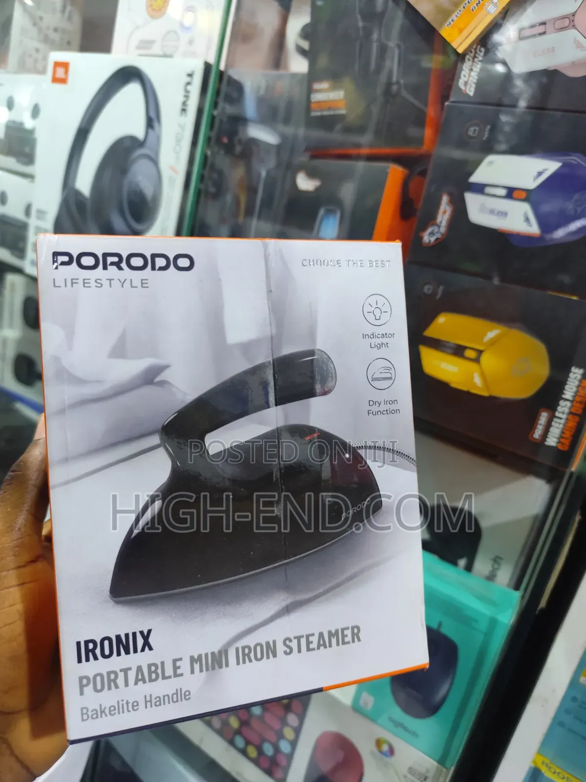 Porodo Ironix Portable Mini Iron Steamer