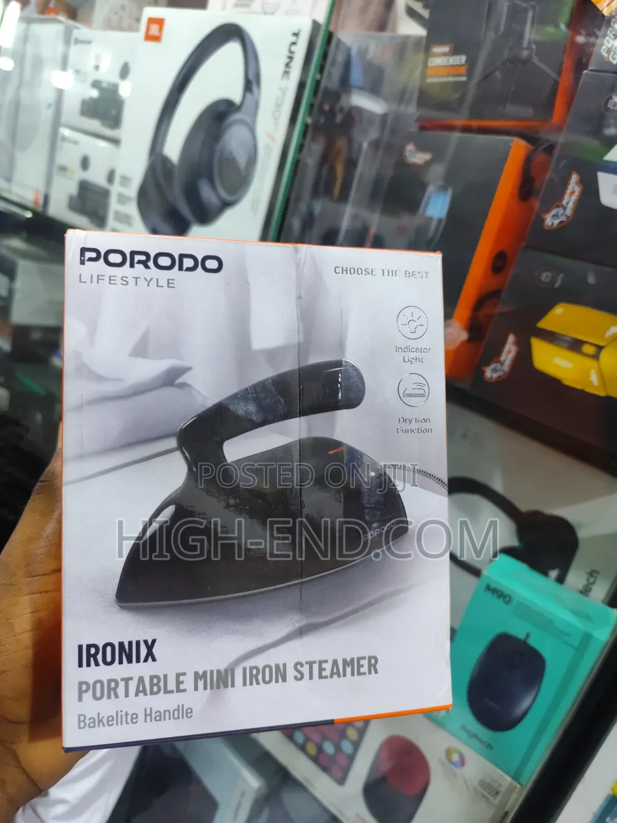Porodo Ironix Portable Mini Iron Steamer