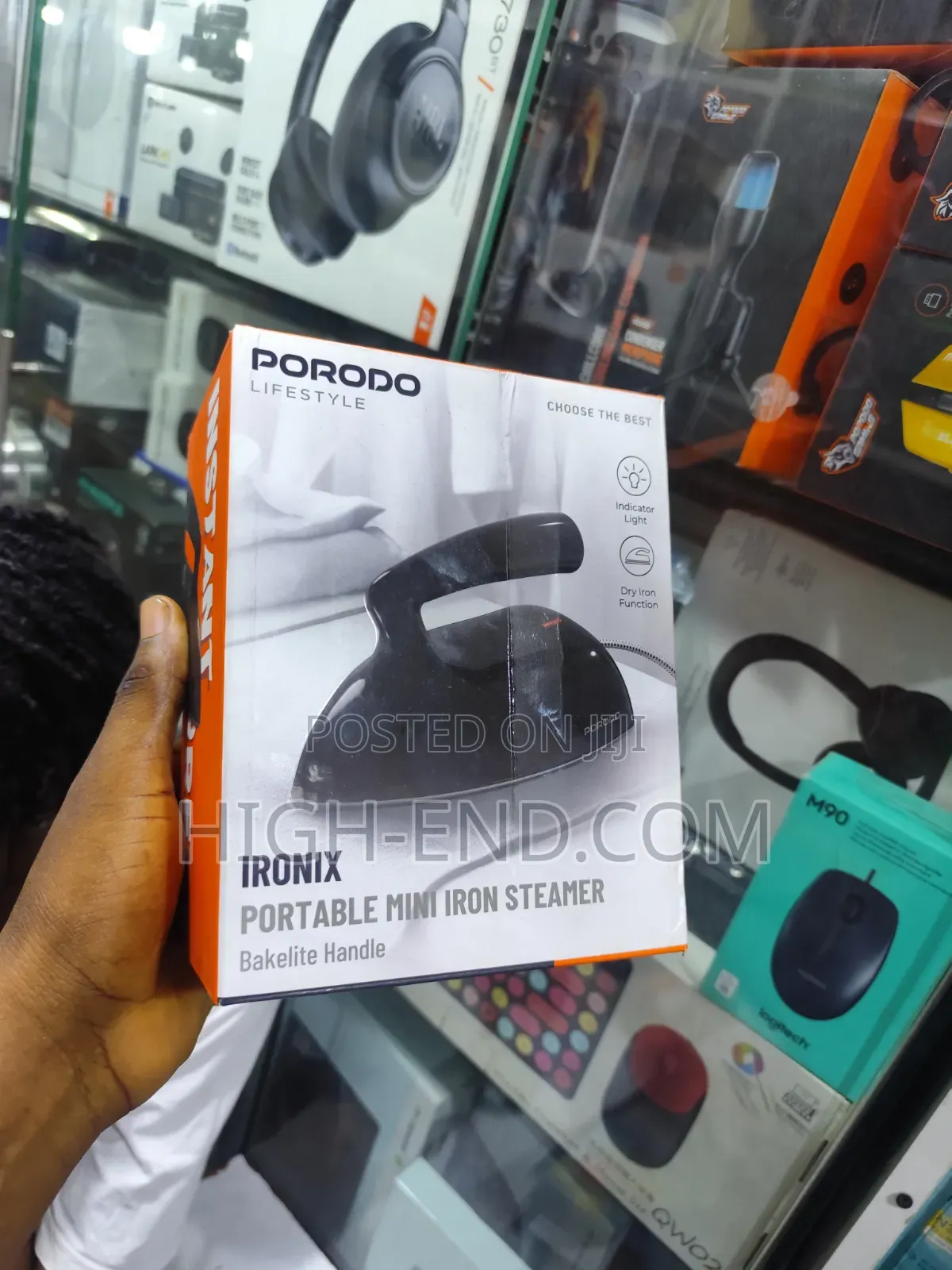 Porodo Ironix Portable Mini Iron Steamer